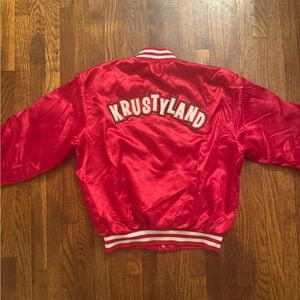 Vintage Simpsons krustyland employee only jacket size large